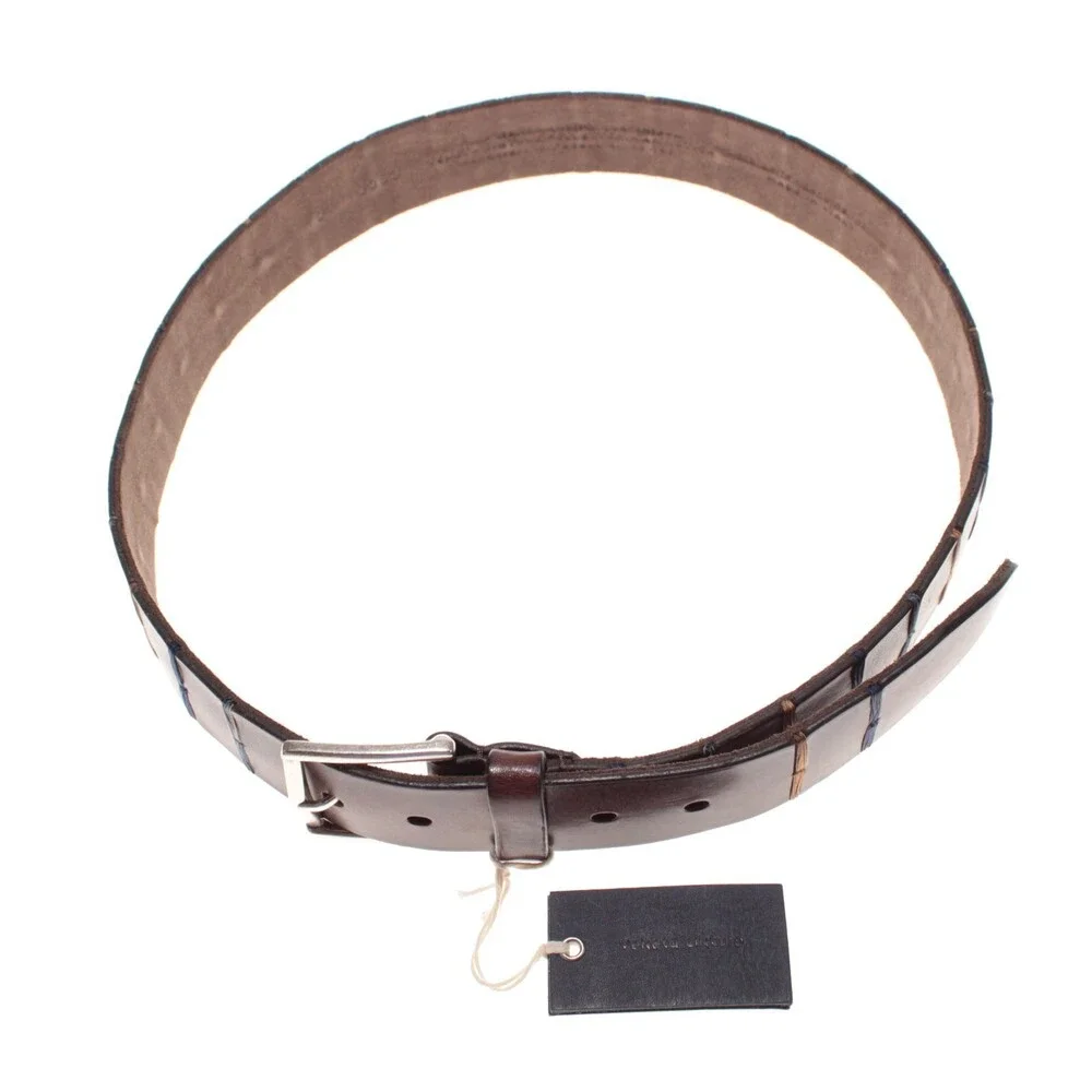 Veneta Cinture NWT Classic Belt Size 90 (US 34) in Brown Leather Made in Italy